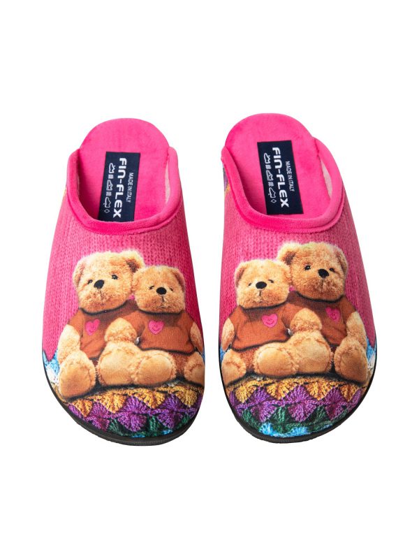 fin-flex-pink-bear-orsi-animal-print-slippers